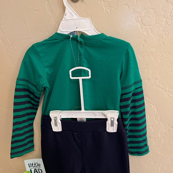 NWT "Merry Rex-Mas" Tee and Sweatpants - Size 24 months - Picture 2 of 6